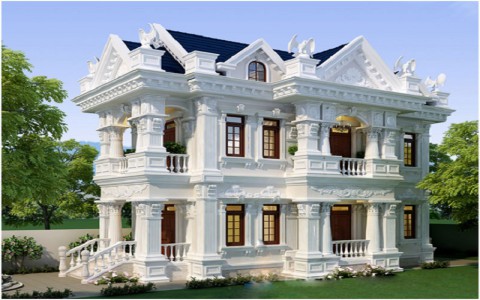 Xem ngay 3 mẫu biệt thự 2 tầng kiểu châu Âu ai nhìn cũng mê